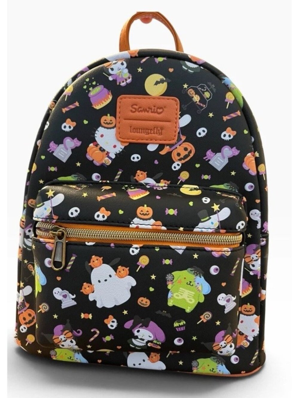 Loungefly Hello Kitty + Friends Halloween Mini Backpack My Melody Kuromi NWT